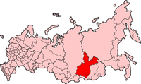 Letak Oblast Irkutsk di Rusia