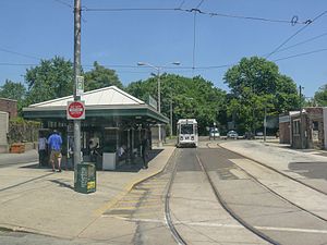 SEPTA LRV in Darby, Juni 2008.jpg