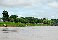 Vista desde el Rio Purus a Santa Rosa do Purus