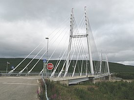Лапландский мост с финской стороны.