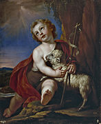 San Juan Bautista, niño, de Antonio Palomino. Principios del siglo XVIII.