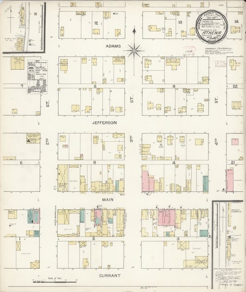 File:Sanborn Fire Insurance Map from Athena, Umatilla County, Oregon. LOC sanborn07320 002.tif