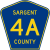 Sargent County Route 4A ND.svg