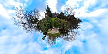 Schloss Elbroich – Little Planet-Aufnahme.jpg