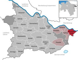 Kaart van Schnackenburg