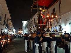 Procesio de Sankta Semajno en Popayán - Kolombio