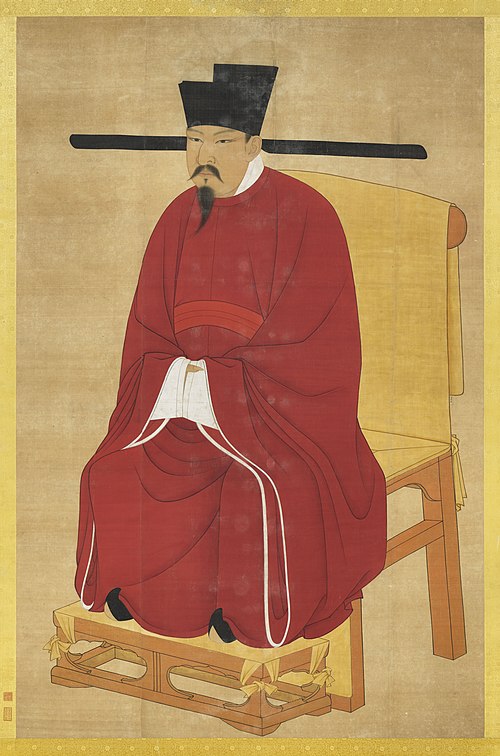 Palace portrait on a hanging scroll, kept in the National Palace Museum, Taipei, Taiwan