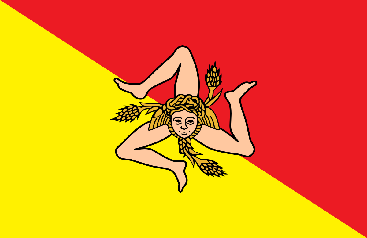 Drapeau De La Sicile Wikipedia