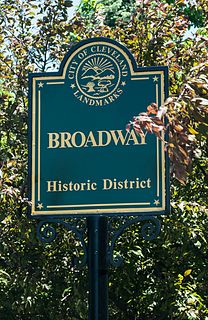 Broadway Avenue Historic District (Cleveland, Ohio) Historic district in Ohio, United States