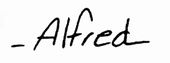 signature d'Alfred (auteur)