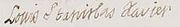 Chữ ký của Louis XVIII