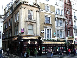 <span class="mw-page-title-main">Silver Cross Tavern</span> Pub on Whitehall, London