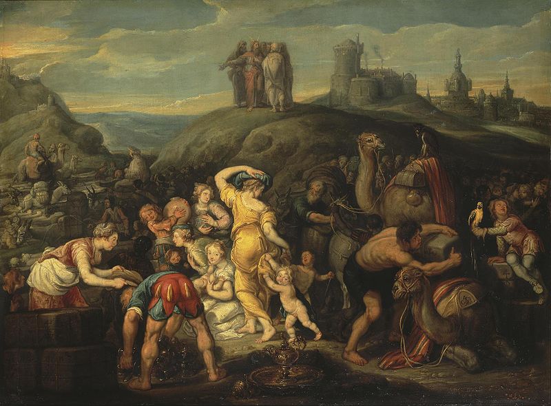 File:Simon de Vos - The Israelites after Crossing the Red Sea - WGA25334.jpg