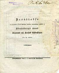 Skaraborgs Läns Lazaretts och Kurhus Räkenskaper för år 1841 (1842). (90.3 Mpx)