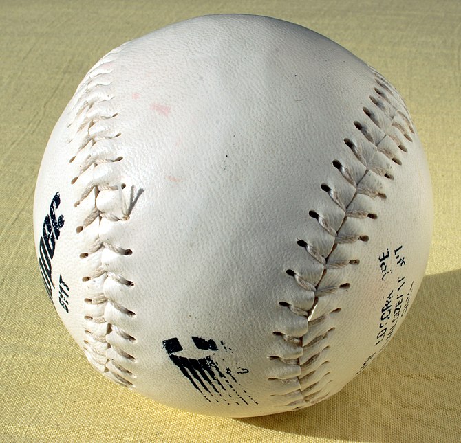 A softball.