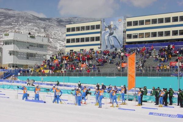 Olympic Cross-country skiing athletes compete at Soldier Hollow