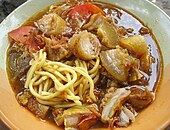 A soto mi with Bogor-style. Soto Mie Bogor 2.JPG