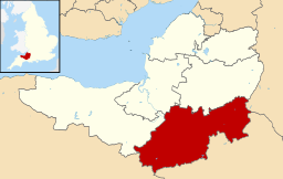 South Somerset UK locator map.svg