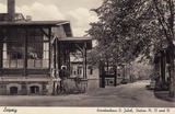 Baracken der Chirurgischen Klinik, Postkarte von 1938