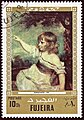 The same painting on a stamp of the United Arab Emirates from 1972