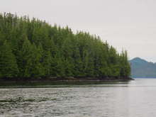 File:Stark_Point,_south_of_the_mouth_of_Hevenor_Inlet.webp