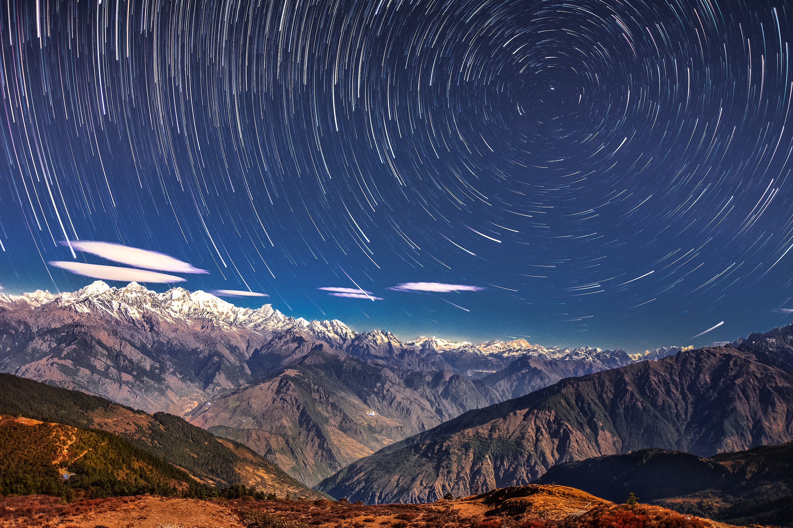 Langtang National Park - top view by User:Q-lieb-in.