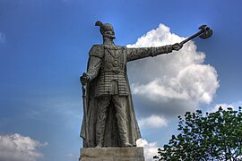 Statue of Michael the Brave in Călugăreni