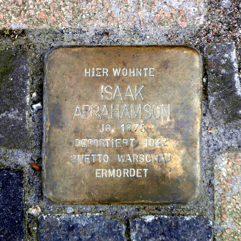 Stolperstein Isaak Abrahamson