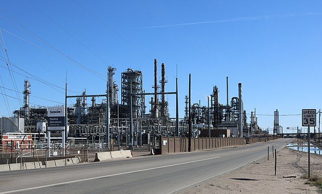 Suncor Energy's refinery in Commerce City, Colorado.