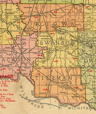 <span class="mw-page-title-main">Swanson County, Oklahoma</span> Former county in Oklahoma, United States