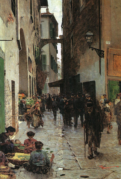 File:Telemaco Signorini, Il ghetto di Firenze, 1882, 95x65 cm.jpg