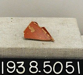 Terracotta rim sherd, Yale University Art Gallery, inv. 1938.5051