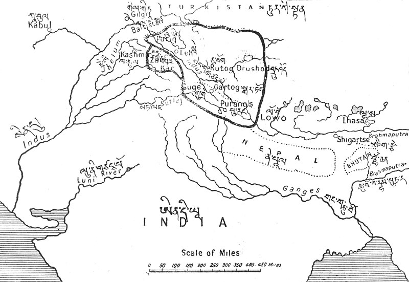 File:The Empire of King Nyimagon with three divisions about 975 A. D.- 1000 A.D..jpg