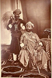 Thân vương xứ Indore tham dự Delhi Durbar 1877