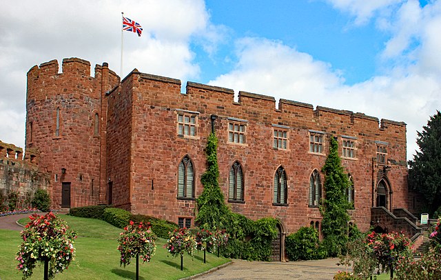 Shrewsbury Castle, built at around 1074 by Roger de Montgomery