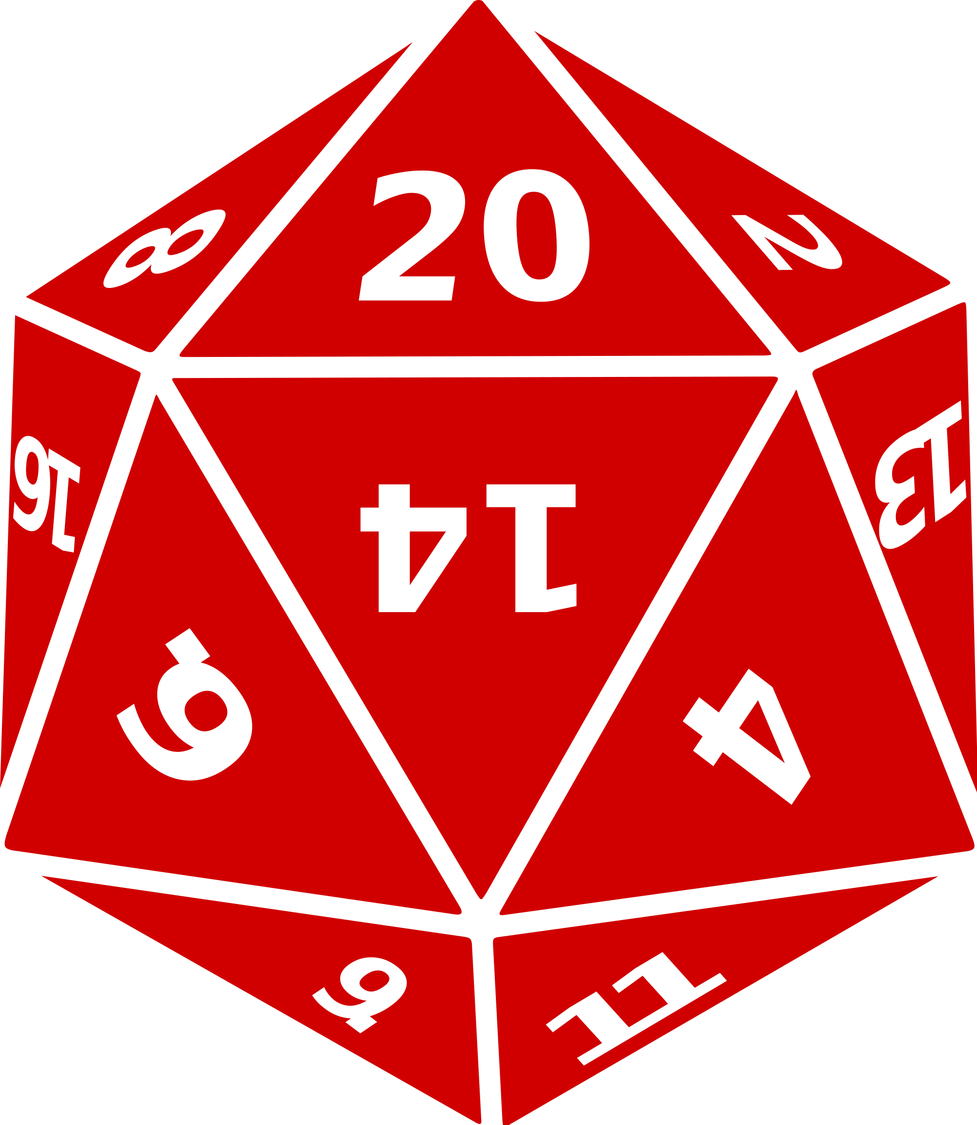 A 20 sided dice