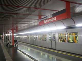 <span class="mw-page-title-main">Nestroyplatz station</span> Vienna U-Bahn station