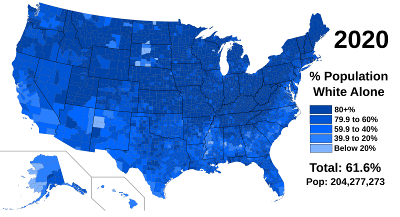 File:US White Alone in 2020.svg