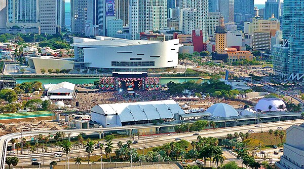 The Ultra Music Festival in Miami's Bicentennial Park, where Avicii showcased material from True.