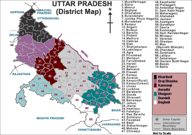 Uttarpradesh-languages.GIF