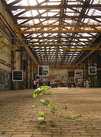 3. Inside from the 3rd from five Van Gendthallen, or Hallen van Stork, on Oostenburg in Amsterdam. Architect A.L. van Gendt was asked in 1897 to build them for Werkspoor Apus apus