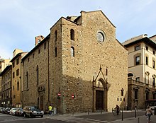 Facade of Santa Maria Maggiore di Firenze Via de' cerretani, chiesa di santa maria maggiore, 01.jpg