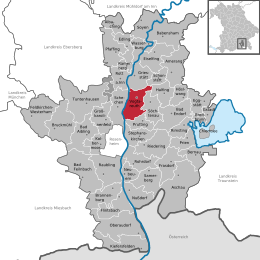Vogtareuth - Localizazion