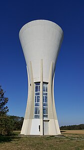 Der Häslacher Wasserturm im Jahr 2018