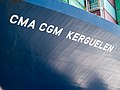 * Nomination Close-up view of CMA CGM Kerguelen's bow moored at Container Terminal Burchardkai --MB-one 07:23, 10 August 2023 (UTC) * Promotion  Support Good quality. --LexKurochkin 18:01, 10 August 2023 (UTC)
