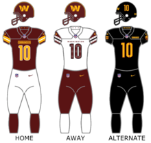 Description de l'image Washington Commanders Uniforms 2022-Present.png.