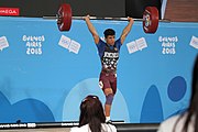 Deutsch: Gewichtheben bei den Olympischen Jugendspielen 2018; Tag 2, 10. Oktober 2018; Jungen 62 kg English: Weightlifting at the 2018 Summer Youth Olympics at 8 October 2018 – Boys' 62 kg