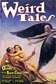 "Queen of the Black Coast" on the cover of Weird Tales (May 1934)
