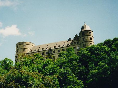 Wewelsburg, seen from the Alme valley