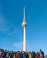 * Nomination Group photograph of the city tour after Wikimedia Summit 2019 --MB-one 07:48, 3 April 2019 (UTC) * Withdrawn Tower is leaning a bit to the left. People on the left are leaning to the right --Michielverbeek 19:04, 5 April 2019 (UTC) I'm afraid the perspective situation is too messed up to fix. --MB-one 09:33, 9 April 2019 (UTC)